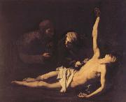 Jusepe de Ribera St.Sebastian.St.Irene,and St.Lucila France oil painting reproduction
